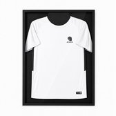 ACAZA Wissellijst - Shirt inlijsten - 60x80 cm - MDF Hout - Zwart - 3D fotolijst - Wissellijst Voetbalshirt - Voetbal - Basket - Wielershirt