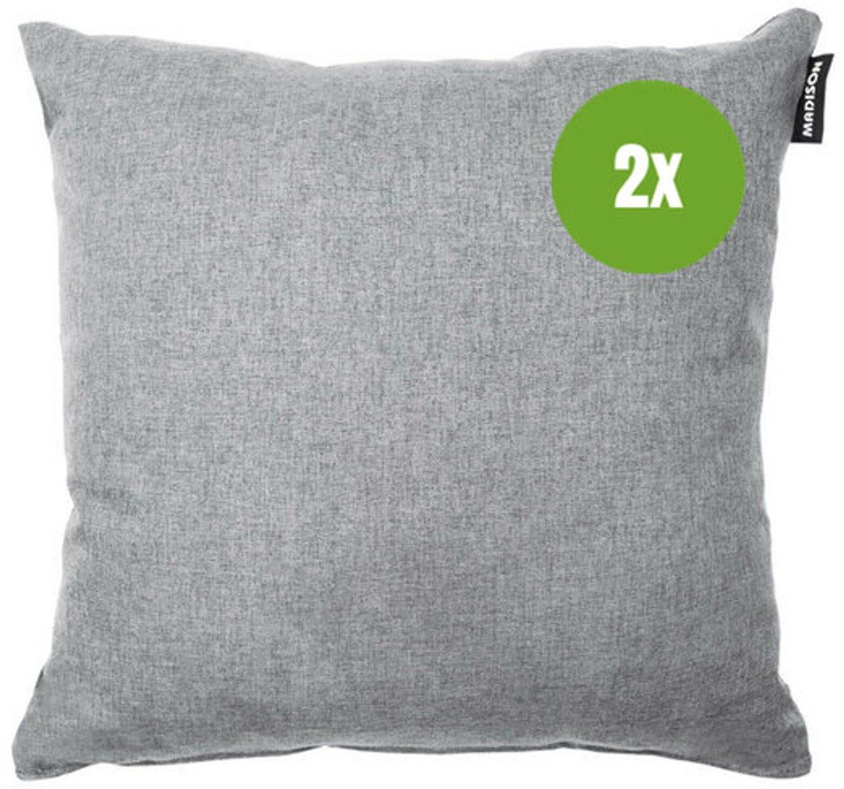 Sierkussen paspel ca.60x60cm Best deal Grey 2 stuks