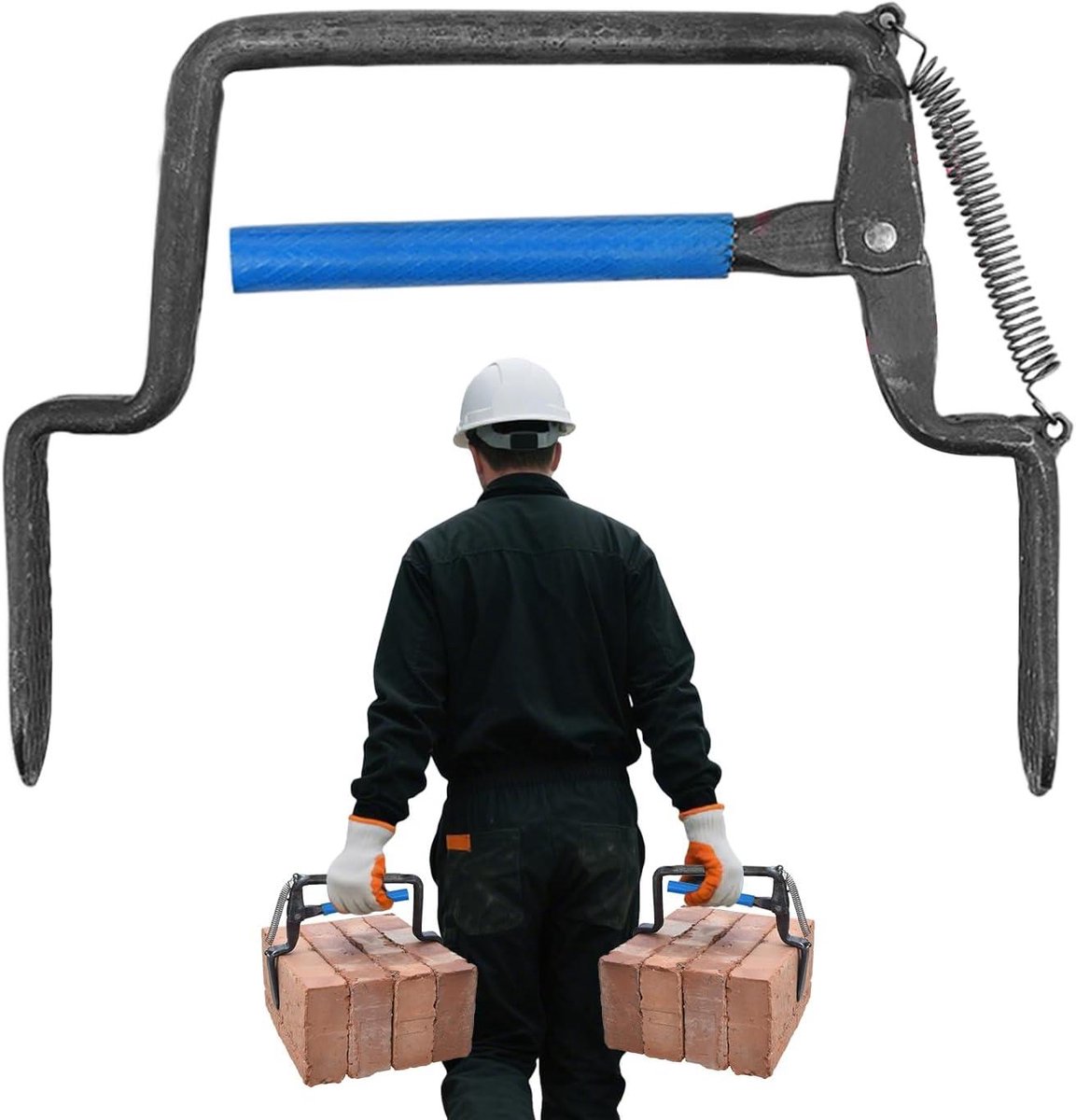 Baksteen Tang - Paver Lifter - Stenen Dragen - Verstelbare Grip - Large - Meerkleurig