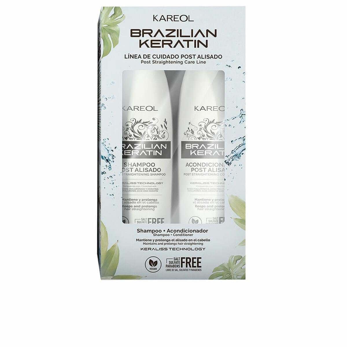 KAREOL Braziliaanse Keratin 300ml Shampoo + 300ml Conditioner