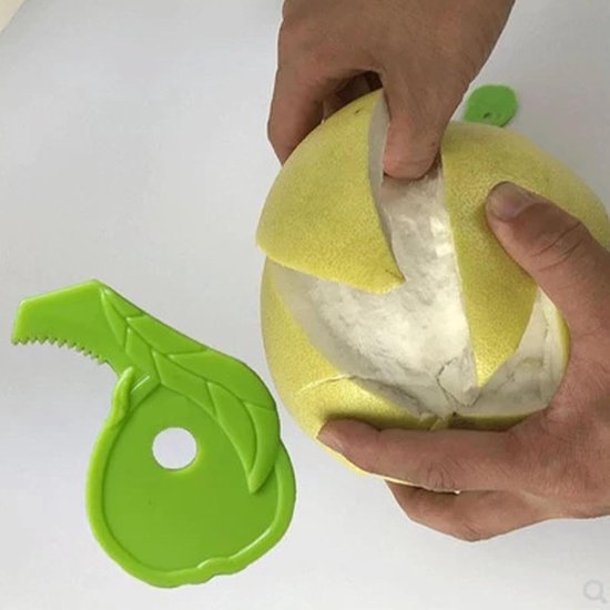 Sinaasappelschiller - Citrus opener - Fruit bereiden - Ergonomisch ontwerp - 45 x 35 mm - Meerkleurig — afbeelding 2
