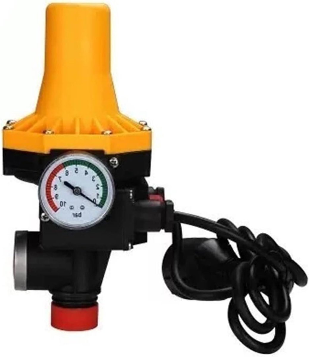 Pompdrukschakelaar - Intelligente Regelaar - Waterdruk Beheer - Elektronische Controle - 220V 1.1kw - Zwart