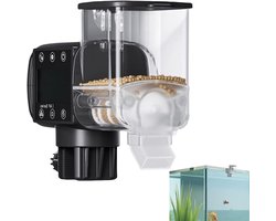 Aquarium Voerautomaat - Automatische Dispenser - Vis Voeren - Programmeerbare Timer - 19 cm Lengte - Meerkleurig