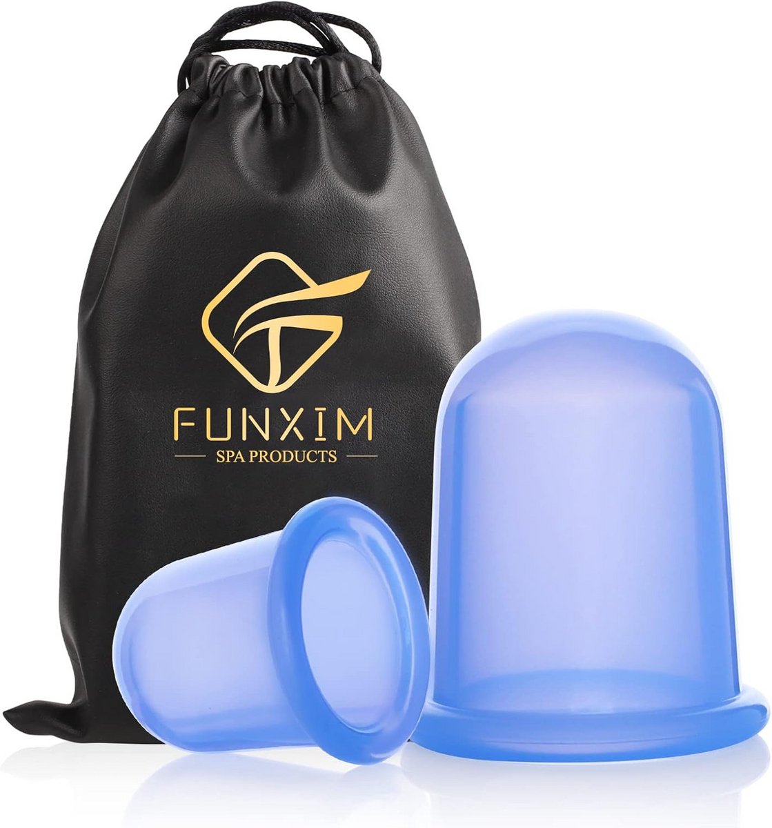 Siliconen Cupping Set - Massage Bekers - Huidverbetering Lichaam - Medische Kwaliteit Siliconen - 2 Stuks - Transparant