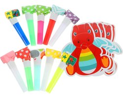 ERINGOGO 20 Stuks Feesttoeters Design Plastic Noisemakers Duurzaam Leuk voor Verjaardagen Bruiloften Kinderfeestjes Geschikt voor Volwassenen