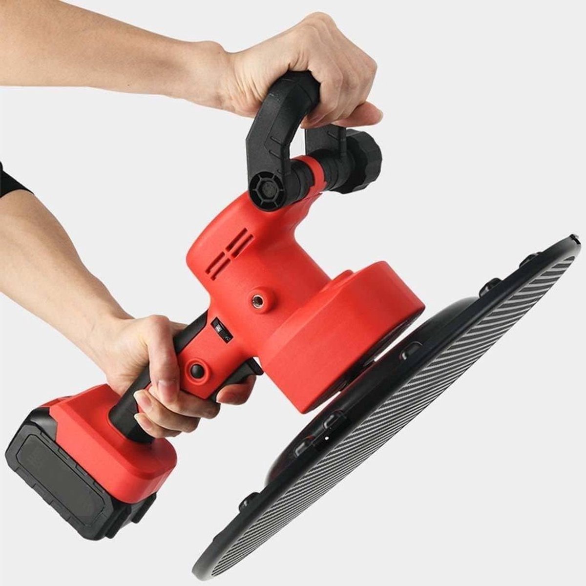Muurpolijstmachine - Oppervlaktefrees - Muren Egaliseren - 6 Snelheden - 38 cm Diameter - Grijs