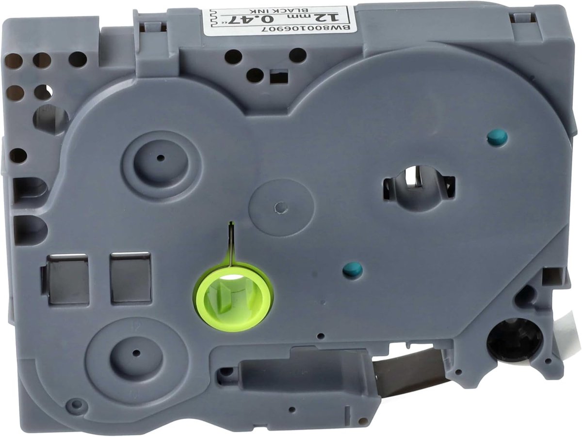 vhbw 1x Label Tape Replacement for Brother TZe-SE3, TZ-SE3 for Label Printer 12mm, Black on White Safety Tape thumbnail 5