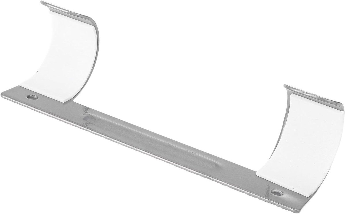 Stabiele Strijkplankhouder Wandgemonteerde Ijzeren Hanger Wasruimte Opbergrek Hangplank met Schroeven voor Alle Strijkplanken (Zilvergrijs)