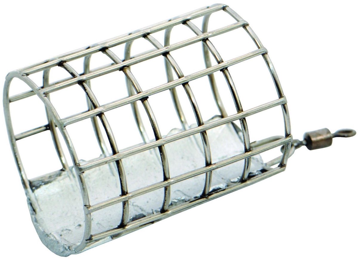 Albatros RVS cagefeeder voerkorf 5 mesh | 25 g | set van 2