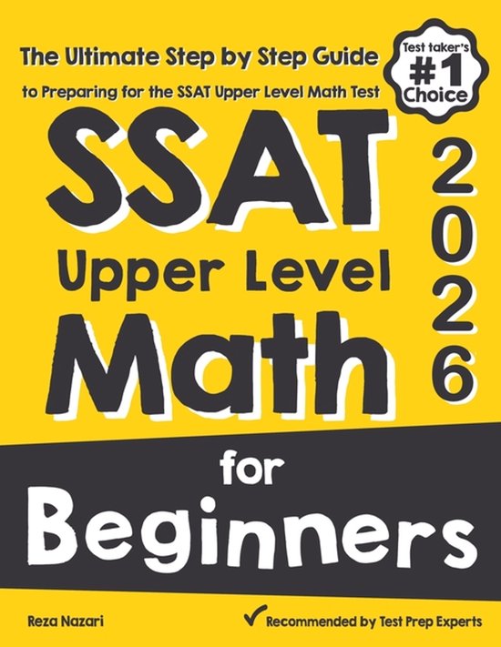 SSAT Upper Level Math for Beginners - cover