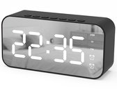 Nuvance Wekkerradio - Digitale Wekker Slaapkamer - Radiowekker - 2 Alarmen - Dimfunctie - Wekkers Digitaal - Klokradio met Wekker