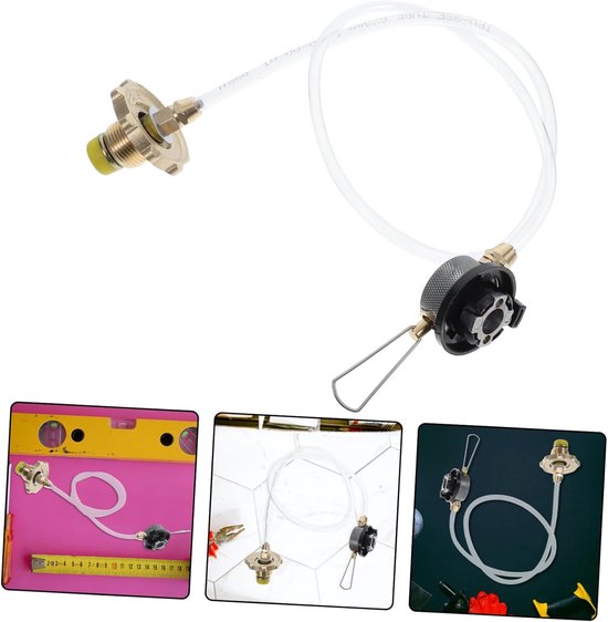 Gastank Adapter - Gasbus Verbinding - Buiten Koken - Efficiënte Overdracht - 70 cm - Multicolor — afbeelding 5