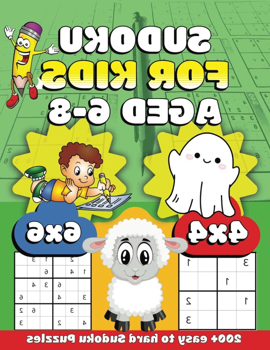 Sudoku Voor Kinderen - Puzzelboek Logica - Hersenen Trainen - Meer Dan 200 Puzzels - Grote Print - Niet Van Toepassing