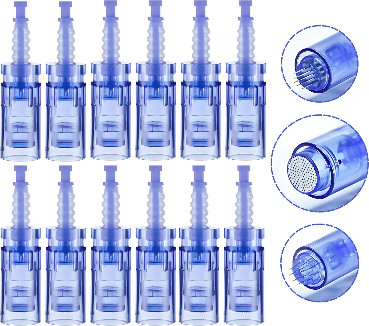 Dr. Pen Dermapen Microneedling Cartridges - Nano Pins - 10 stuks - Met Gratis 12 & 36-Pin