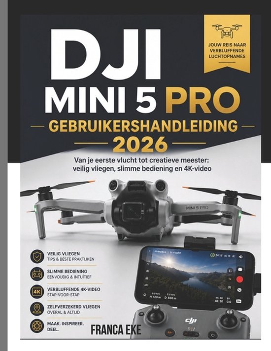 Dji Mini 5 Pro Gebruikershandleiding 2026 - cover