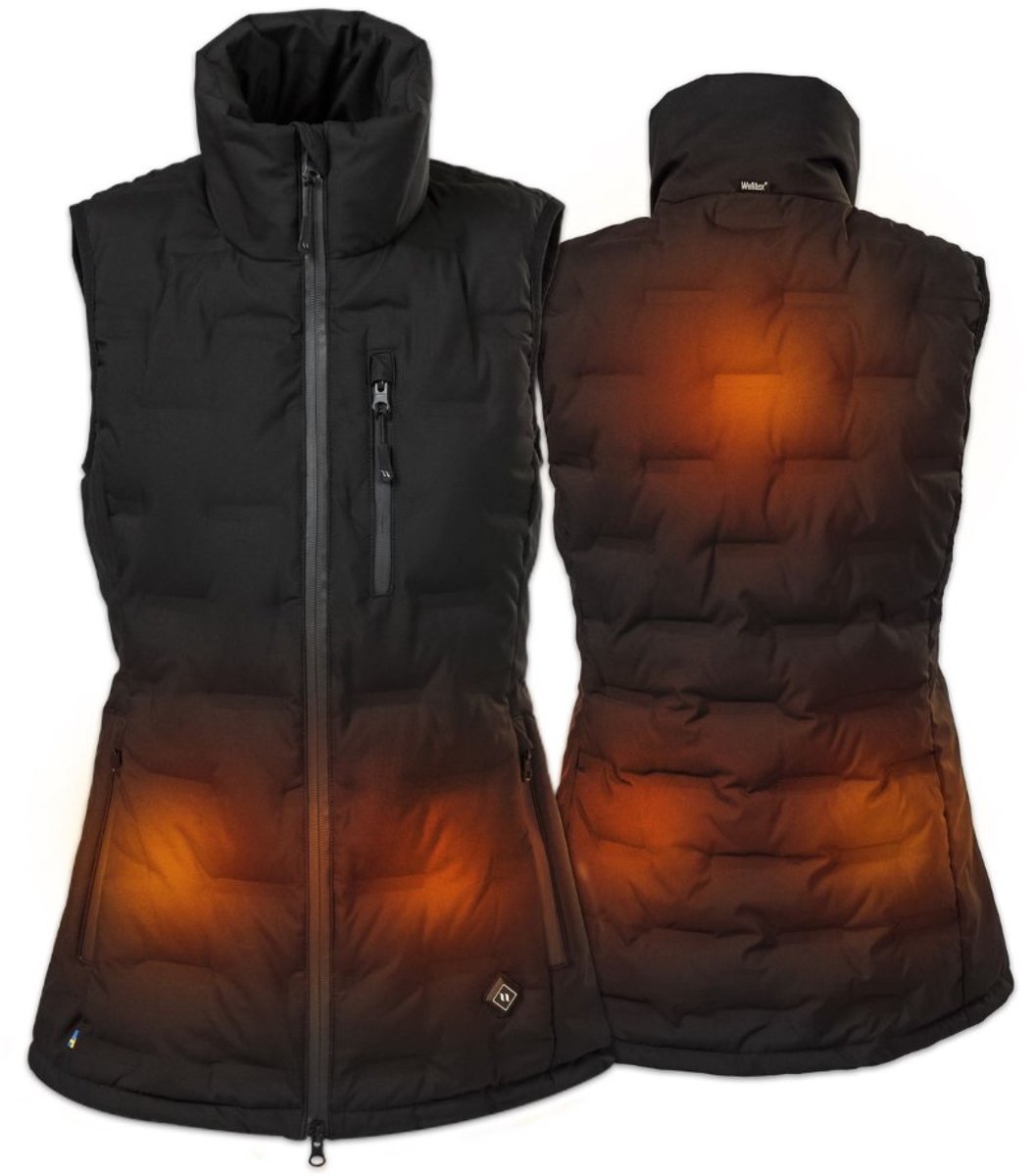Back on Track Katla Verwarmde Puffer Bodywarmer Zwart