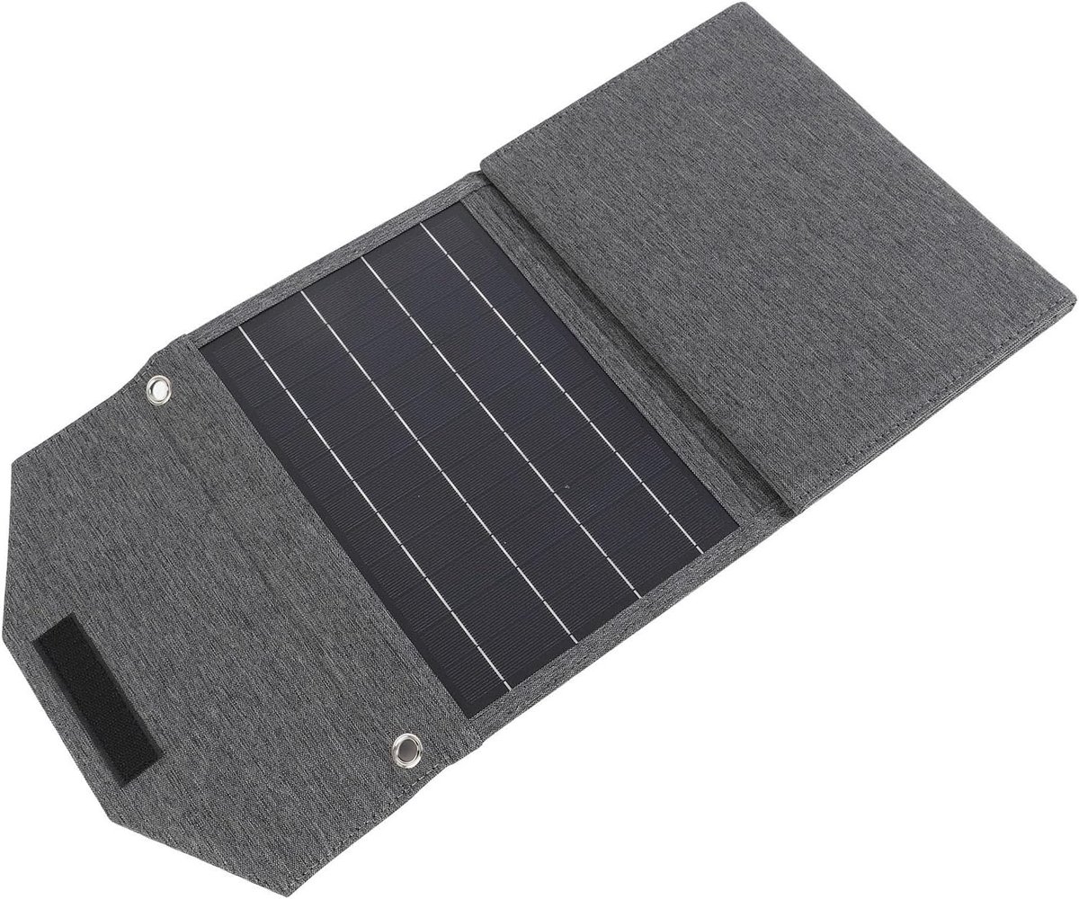 Draagbaar Zonnepaneel - Opvouwbare Zonnelader - Buiten Opladen - Hoge Conversie Efficiëntie - 80W Vermogen - Zwart