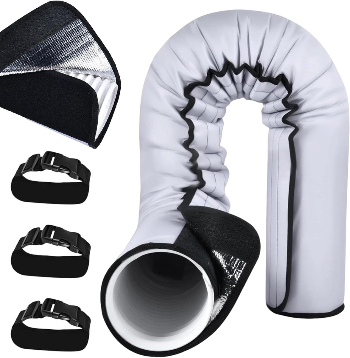 Airco Slang - Afvoerslang Flexibel - Koeling Optimaliseren - Wasbaar Herbruikbaar - 152 x 56 cm - Multicolor