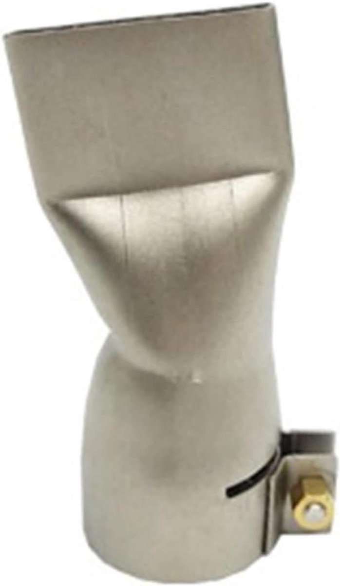 Platte Lassen Mondstuk - Hittebestendig Accessoire - Kunststof Reparatie - 40mm Diameter - One Size - Zilverkleurig