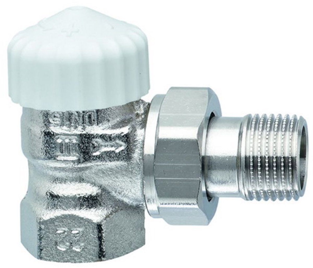 IMI Hydronic Engineering HEIMEIER Thermostaatventielonderdeel V-exact II "kort", hoekvorm, DN10, vern., 3451-01.000