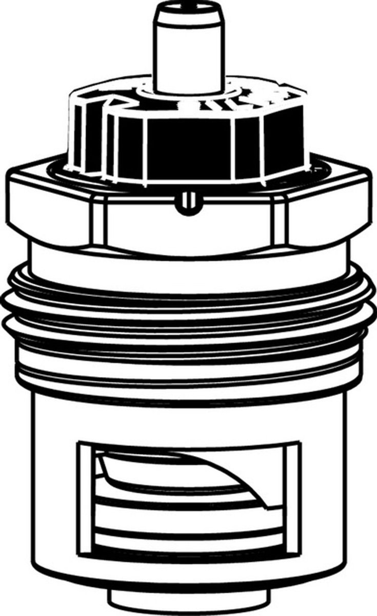 IMI Hydronic Engineering HEIMEIER Thermostaat-bovenstuk V-exact II aan beide zijden aanstroombaar voor DN 10, 15, 20, 3700-24.300
