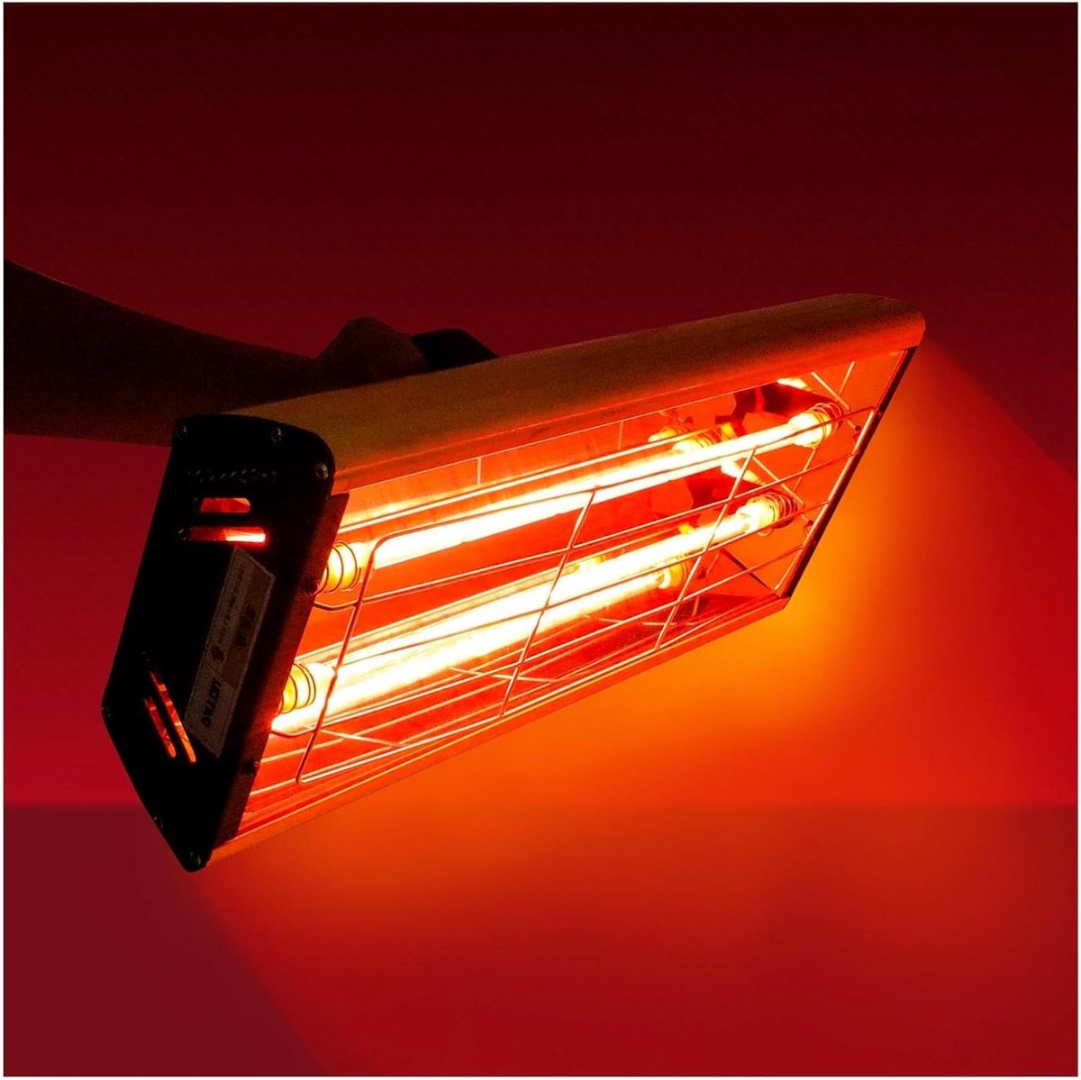 Infrarood Verf Lamp - Warmte Lamp - Lak Drogen - Kortegolf Technologie - 42x50cm Bakgebied - Zilver