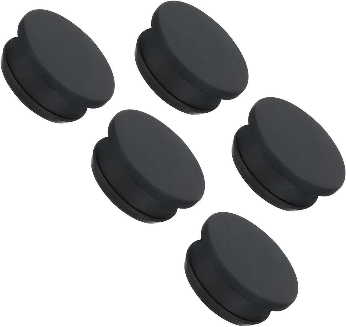 Siliconen Gat Stopper - Rubberen Afdekking - Gaten Af te Dichten - Zelfklemmend Ontwerp - 30mm Diameter - Zwart