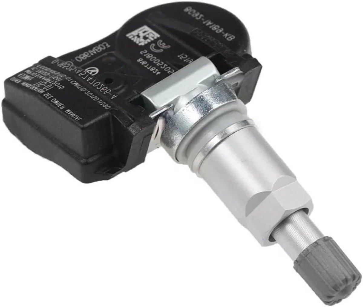 Bandenspanningssensor - TPMS sensor - Veilig Rijden - Voorgeprogrammeerd - 3 Jaar Levensduur - Zwart