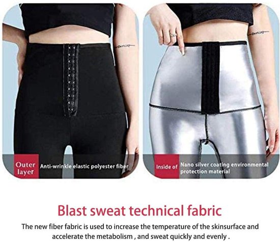 Zweetshorts Sauna Effect - Gewichtsverlies - Sportlegging - Thermo Shorts - Naadloze Afslanken - Comfortabele Taille - Afslankshorts — afbeelding 3