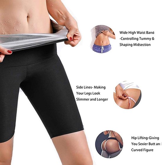 Zweetshorts Sauna Effect - Gewichtsverlies - Sportlegging - Thermo Shorts - Naadloze Afslanken - Comfortabele Taille - Afslankshorts — afbeelding 5