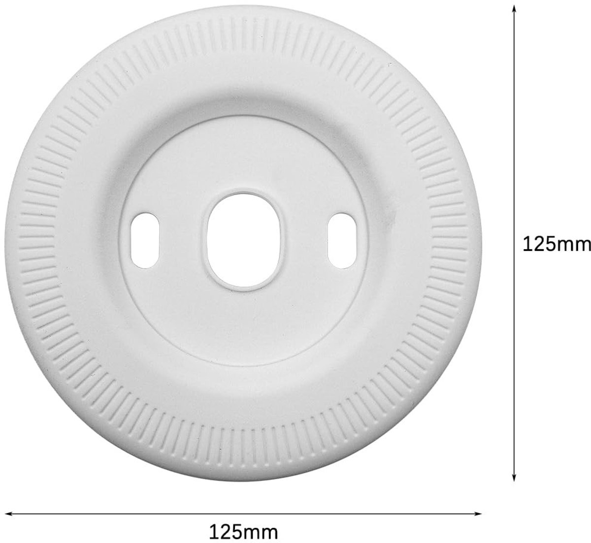 Dailygoods- Thermostaat Beschermhoes - Compatibel met Google Nest Thermostaat 1st/2nd/3rd Generatie - Wit - Siliconen - Diameter 125 mm - Eenvoudig en Elegant Design - Thermostaathoes – foto 4
