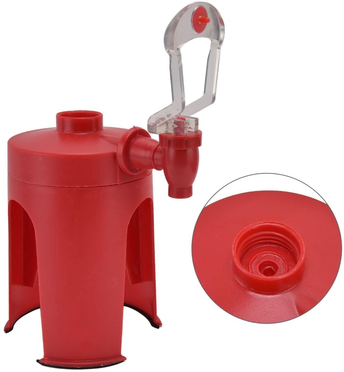 Dailygoods- Drankdispenser Automatische Bediening - Waterdispenser - Drankdispenser met Kraan - Geschikt voor Koolzuurhoudende Dranken - Eenvoudig te Monteren - Lichtgewicht Kunststof - Frisdrankdispenser