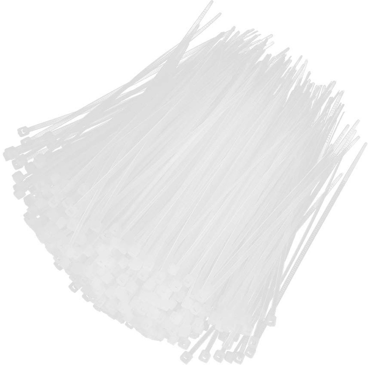 Dailygoods- Kabelbinders 1000pcs - Zelfsluitend - Nylon - 3x100mm - Duurzaam - Veelzijdig Gebruik - Hoge Temperatuur Weerstand - Binders