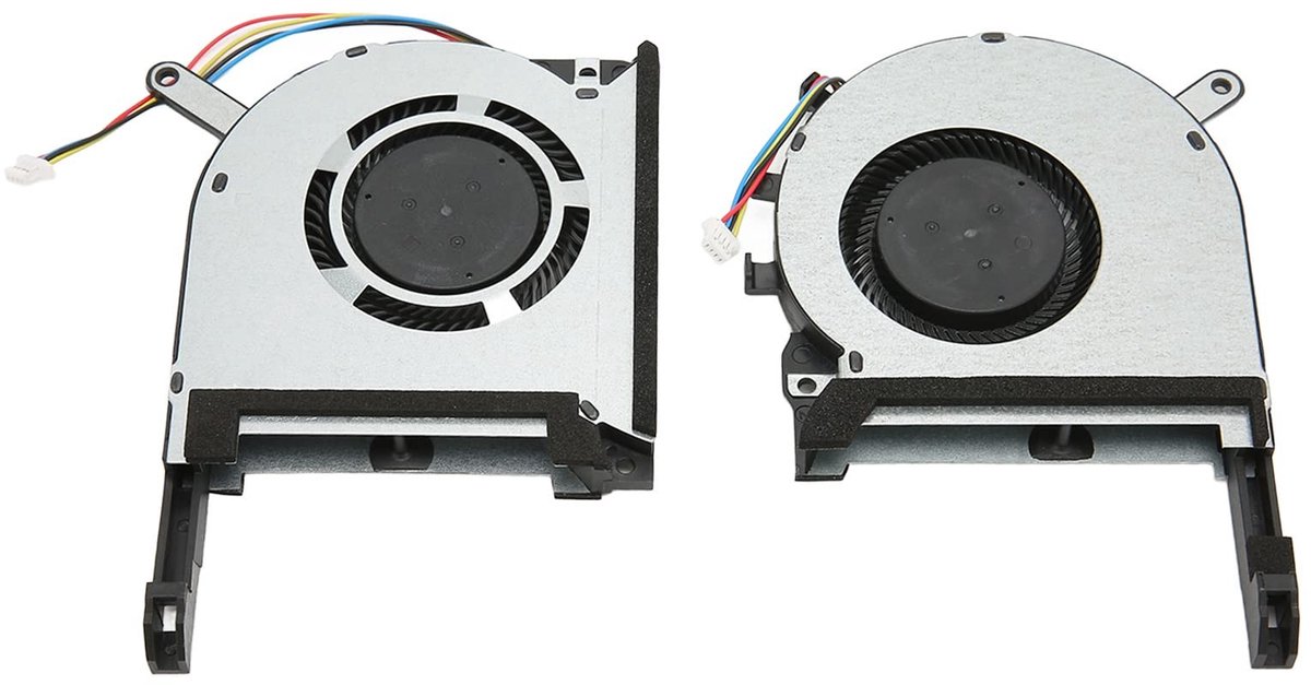 Dailygoods - Laptop CPU GPU Koelventilator - Efficiënt Koelen - Compact Formaat - Duurzaam Materiaal - Stille Prestaties - Geschikt voor Gaming A1