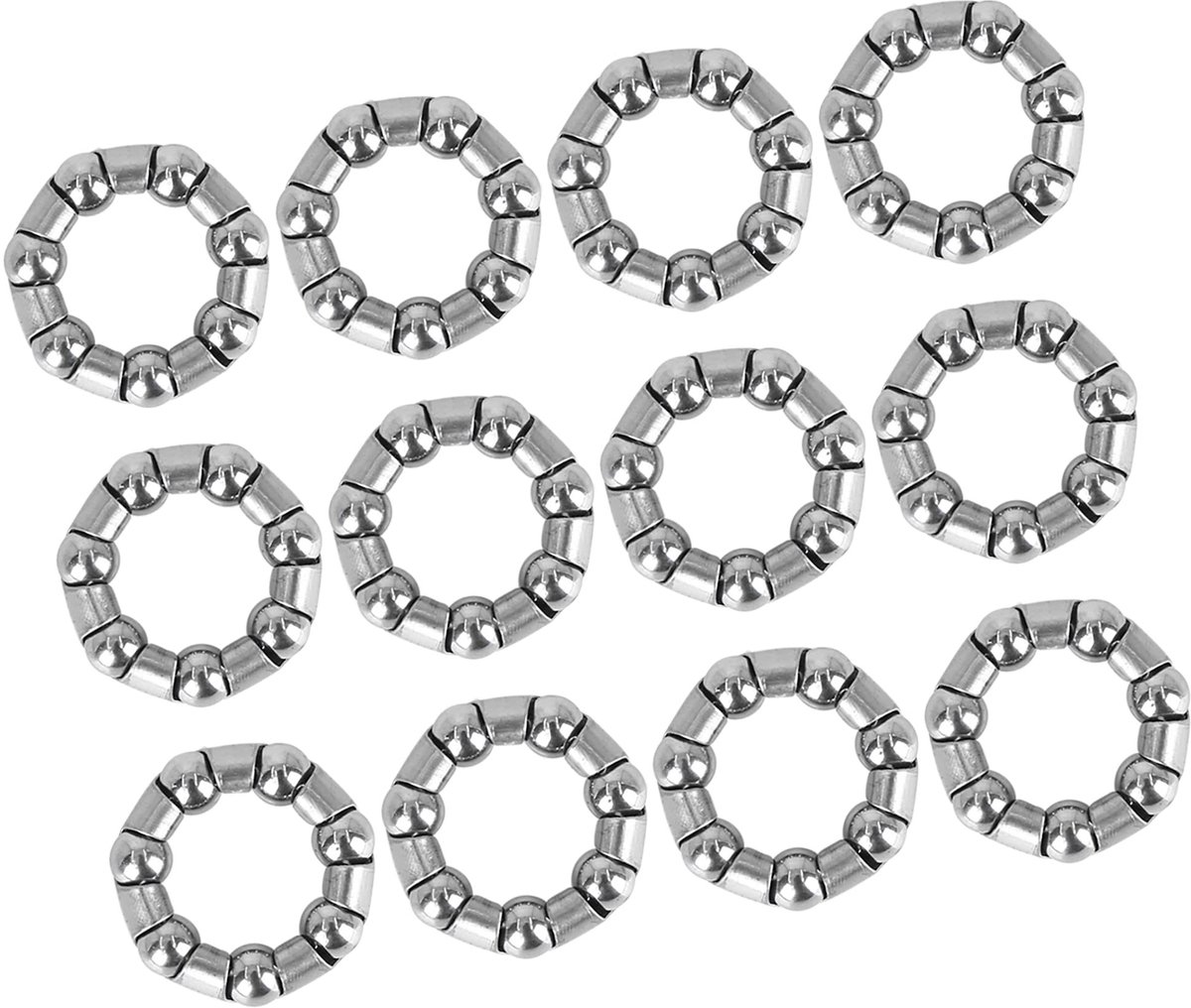 Dailygoods- Achterwiellagerhouder 25 mm - Set van 12 - Fietsaccessoires - Cranklagers - Duurzaam - Hoogwaardige kwaliteit