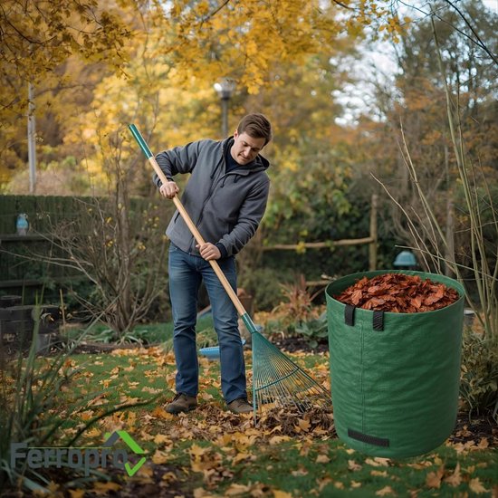 Tuinafvalzakken - Vuilniszakken - Tuin opruimen - Zelfstaand - 272 liter - Groen — afbeelding 2