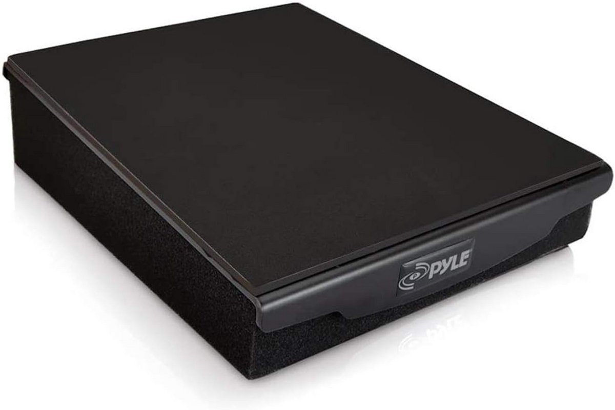 Luidspreker Verhoger - Studio Monitor Riser - Optimaliseer Geluid - Absorbeert Bas Ruggslag - 22.5 x 17.8 Inch - Antraciet Grijs