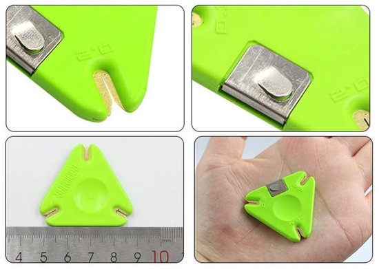 Cosensi- Vlecht Stripper Lichtgewicht - Draagbaar - Duurzaam - Geschikt voor 0,2/0,3/0,4 mm Vislijn - PP Kunststof - Groen van Cosensi — afbeelding 3