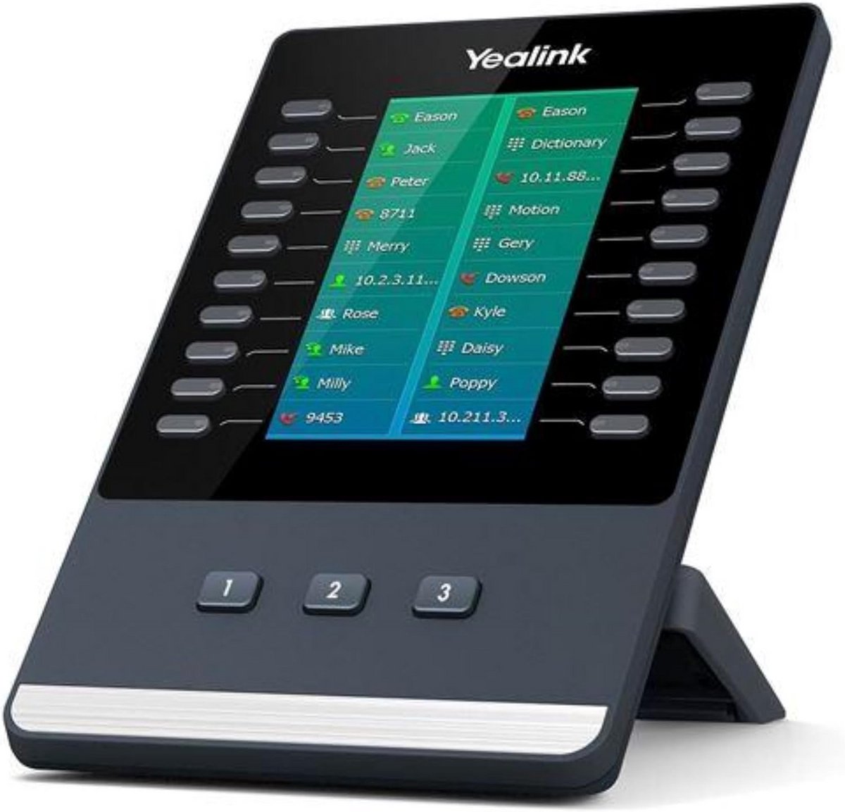 Telefoon Uitbreiding - Extra Toetsen - Meer Functies - Groot Kleurenscherm - 20 Knoppen - Zwart