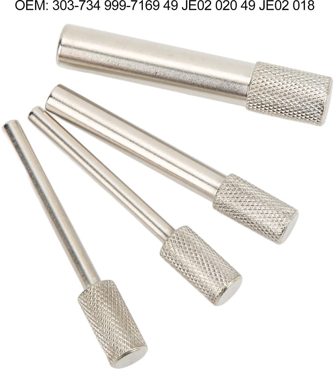 Dailygoods- Timing Borgpen Set 4 Stuks - Metalen Borgpen - Vervanging voor Citroën 1.4/1.6 HDi - Motor Borgpen Set - Geschikt voor DV4TD/DV6TED4 - Hoogwaardige Kwaliteit - Motorborgpen