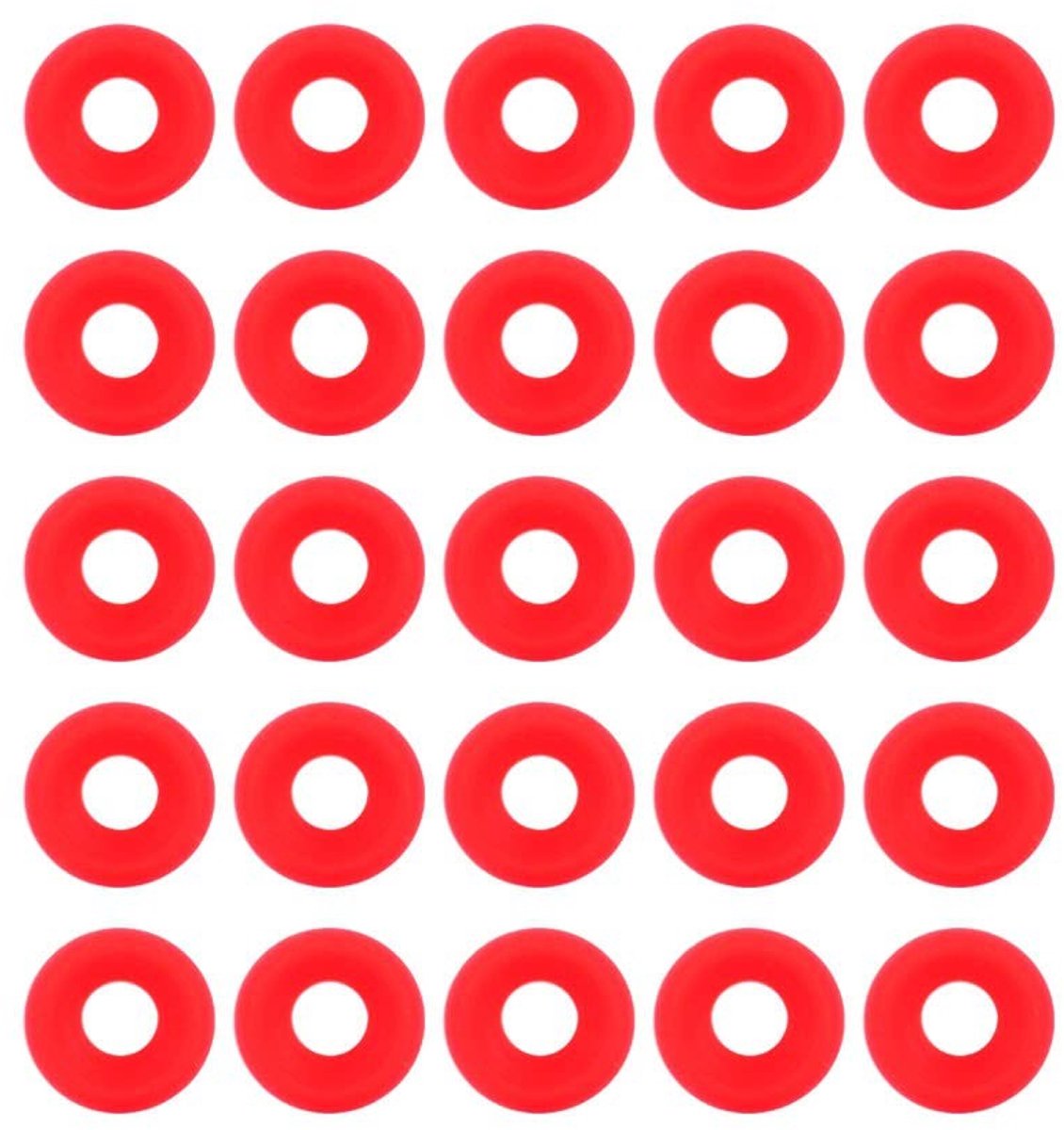 Dailygoods- Gasket 25 Stuks - Silicone Gasket - Rubber Seal - Grolsch Fles - Geschikt voor Thuisbrouwerij - Duurzaam en Veilig - Bottle Seal