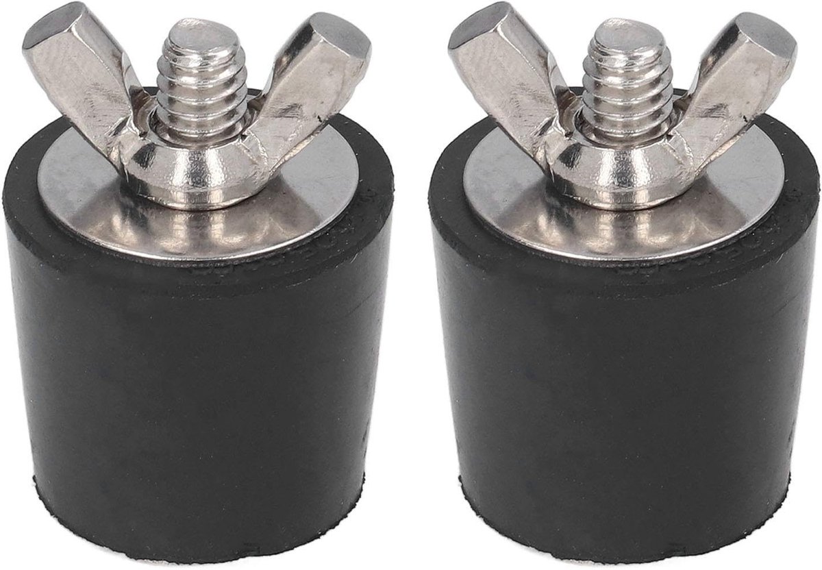 Dailygoods- Winterstoppen 2 Stuks - Vorstbescherming - Rubberen Stop - Zwembadafsluitstop - Buispluggen - 25 mm Afdichting