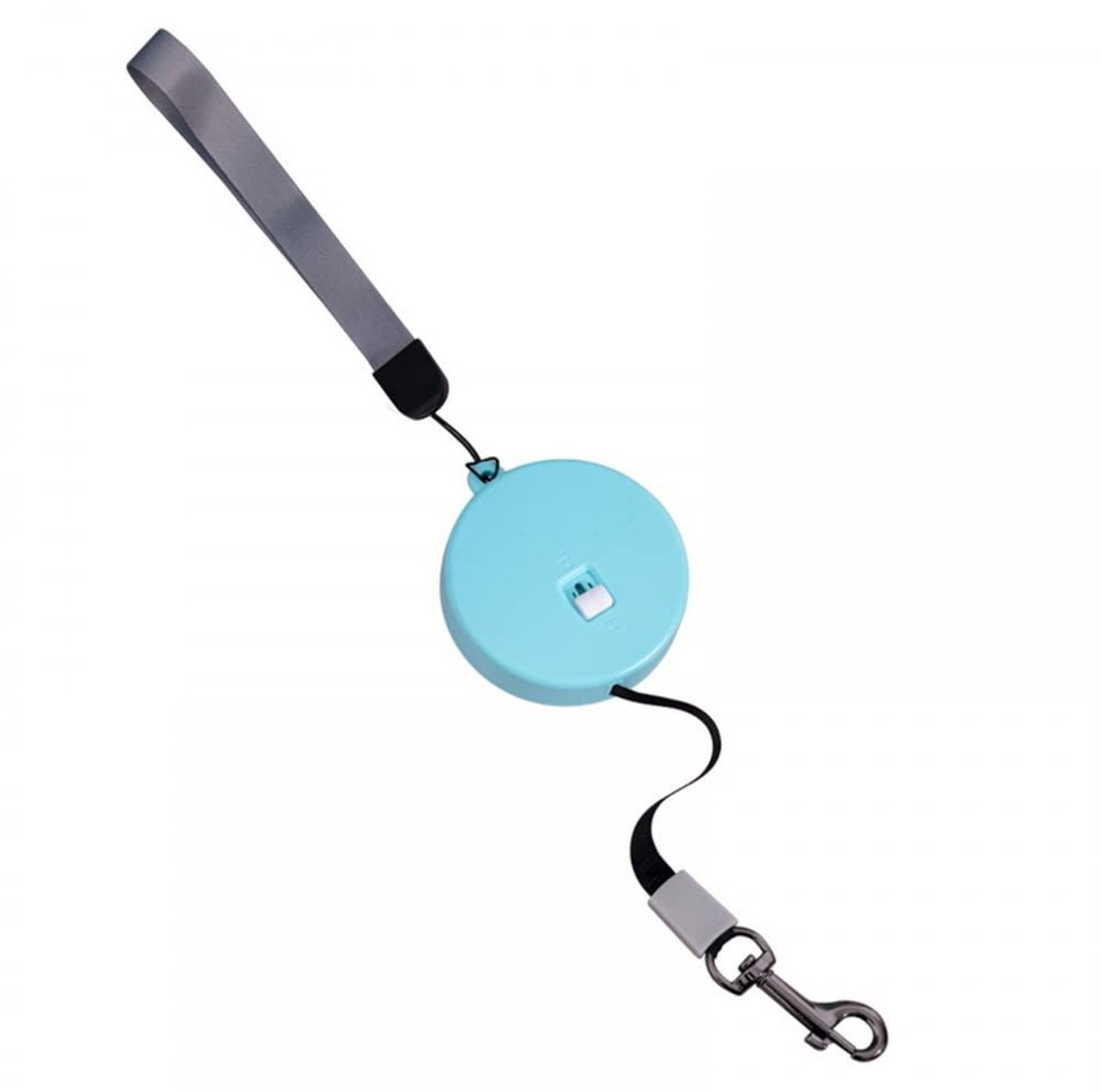 Dailygoods- Hondenlijn 3 meter - Intrekbare Rollijn - Voor Kleine Honden/Katten - Lichtgewicht 3,5 gram - Draagbaar - Polsband voor Vrije Handen - Flexibele Hondenriem