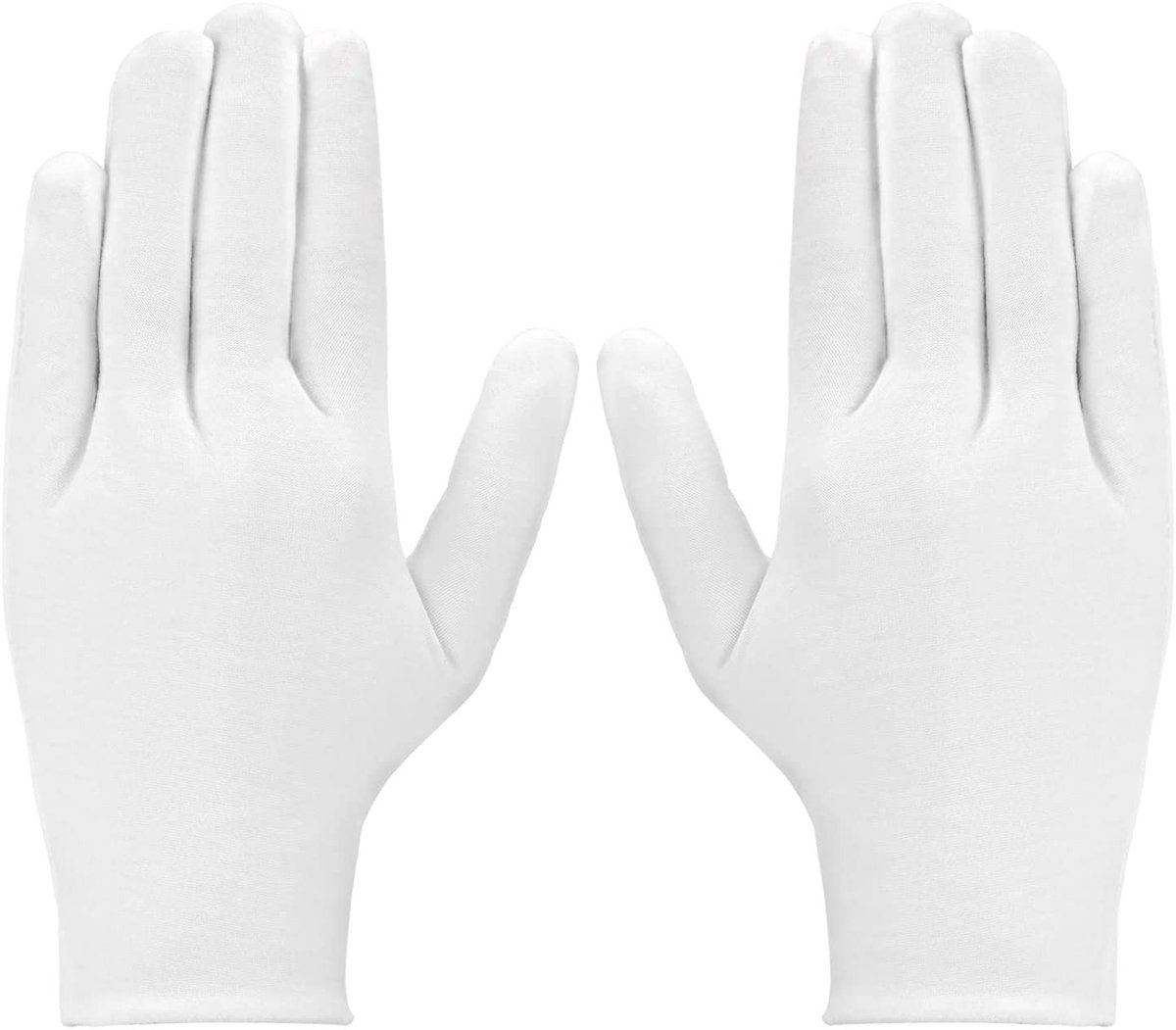 Dailygoods- Katoenen Handschoenen 3 Paar - Witte Handschoenen - Eczeem - Hydratatie - Reiniging - Maat 8 Inch