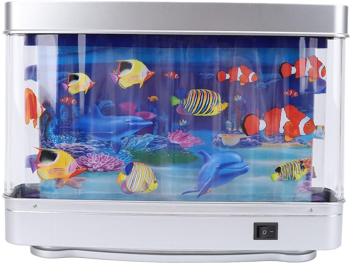 Dailygoods - Levensecht Kunstaquarium met Beweegbare Vissen