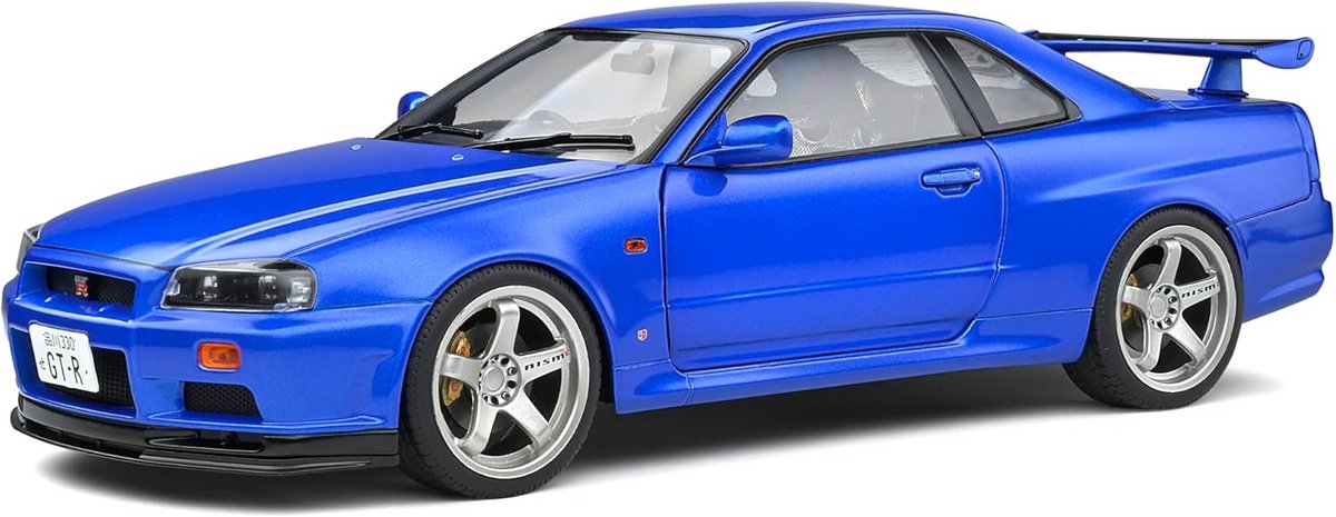 Miniatuurauto - Modelauto - Verzamelen - Hoge kwaliteit metaal - 1:18 schaal - Blauw