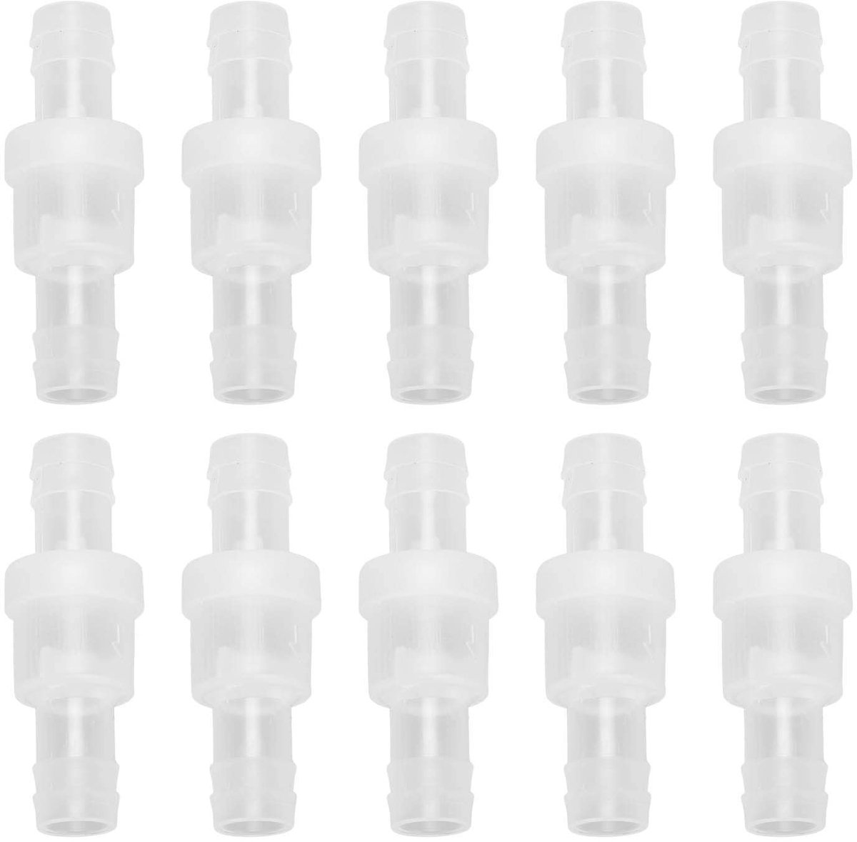 Dailygoods- Terugslagklep 12mm - PP Kunststof - Waterdicht - Chemische stabiliteit - Vervanging - Geurloos - Afsluiter