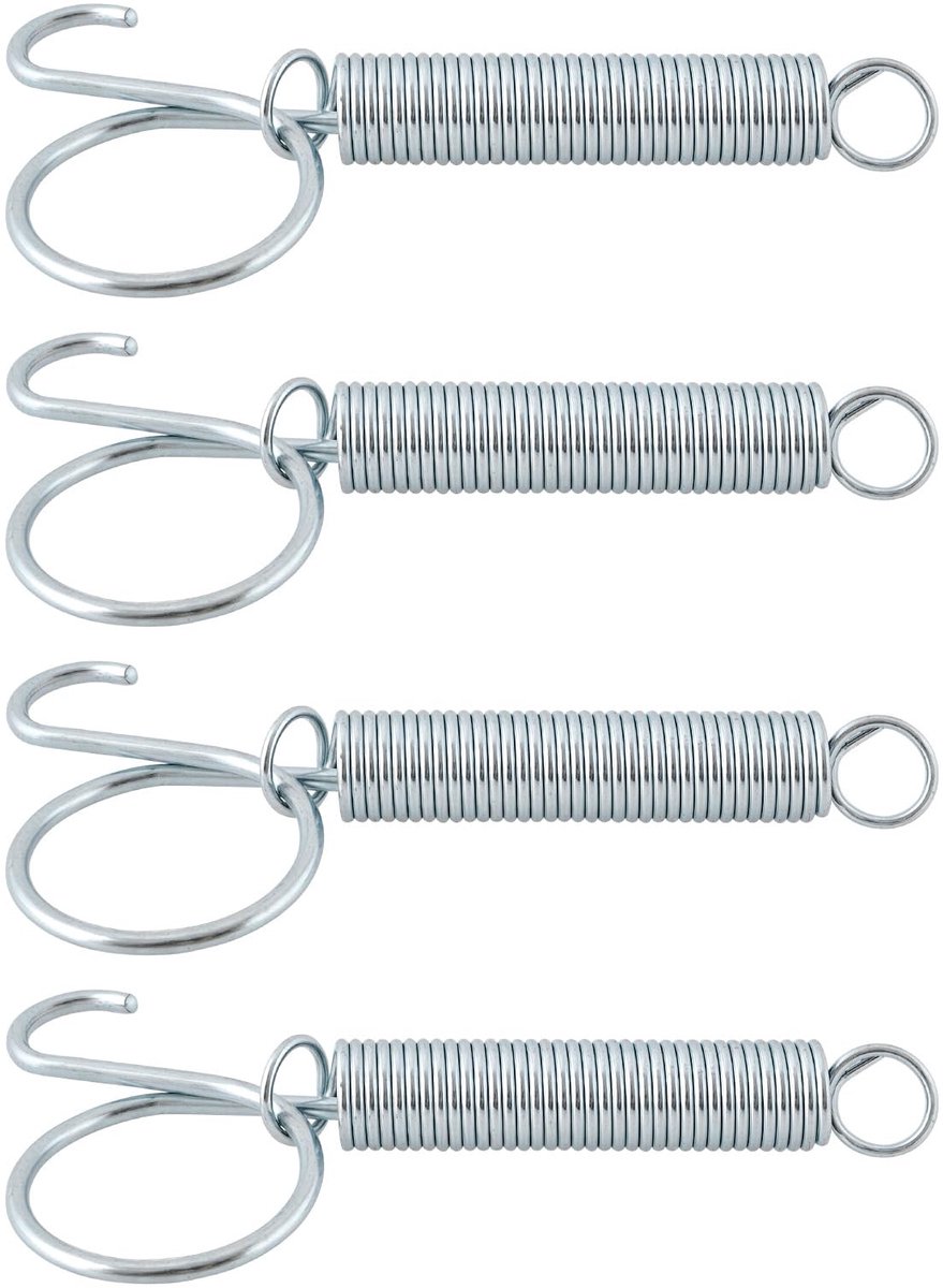 Dailygoods - 4 Stuks Multifunctionele Kooi Deur Lente Haak voor Huisdieren