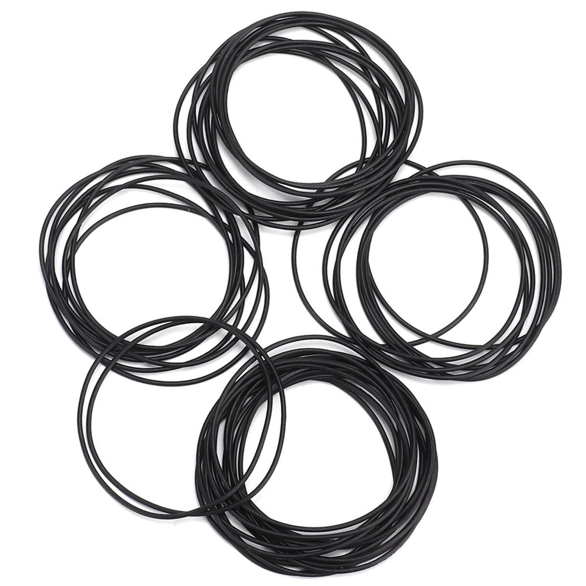 Dailygoods- O-Ringen Set 500 Stuks - Rubber O-Ringen - Waterbestendige O-Ringen - Horloge Reparatie Gereedschap - 0,7/0,8 Type - Hoogwaardig Materiaal - Horloge Pakkingen