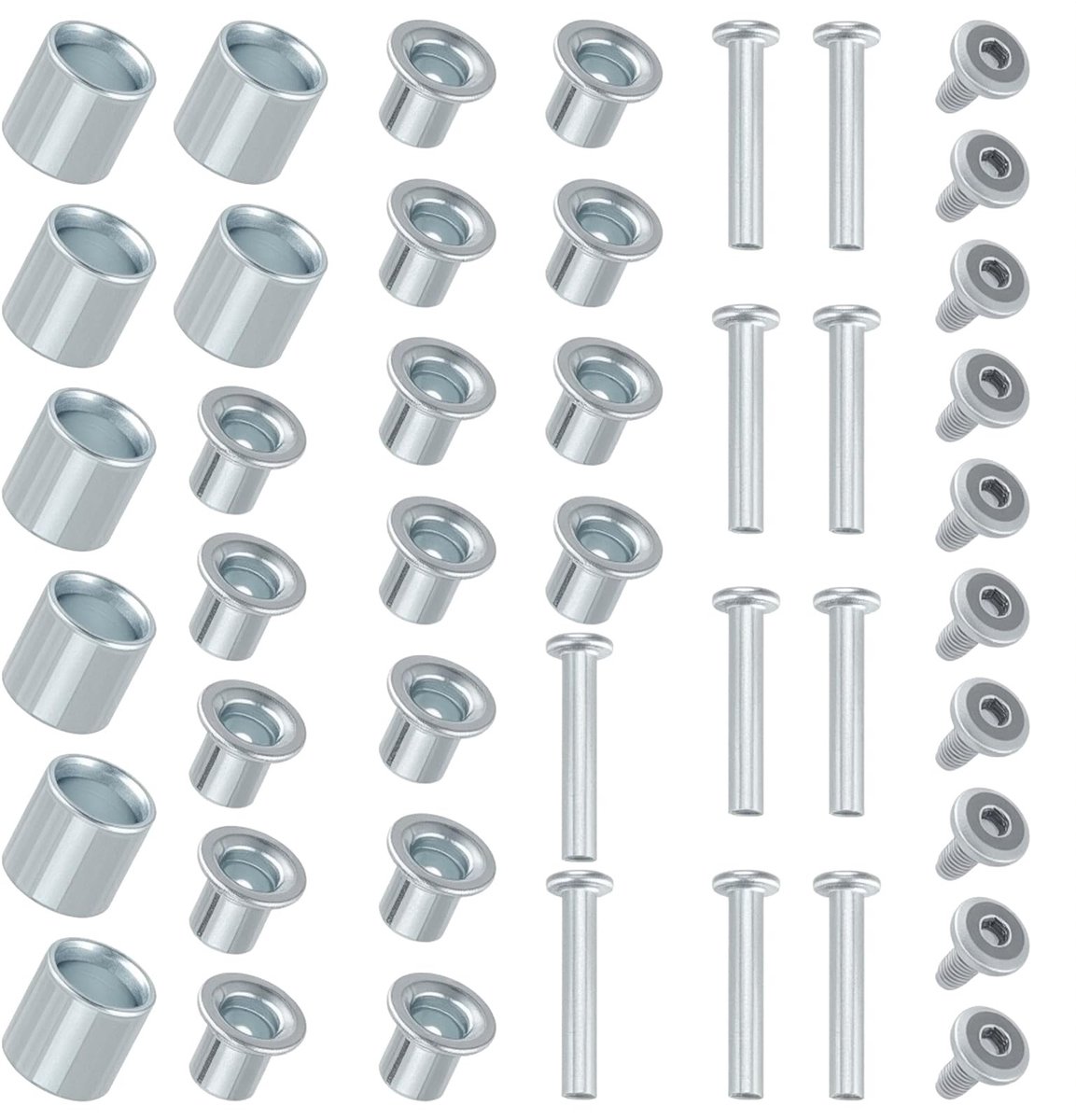 Dailygoods- Reserveschroef Aluminiumlegering - Afstandhouder - Inline Skates - Lagers - Wielen - Duurzame Prestaties - Inline Skate Onderdelen